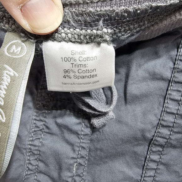 Hanna Andersson Women's Gray Cotton Joggers Athleisure Size Medium Pockets. - Picture 6 of 8